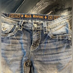 Rock revival men’s jeans